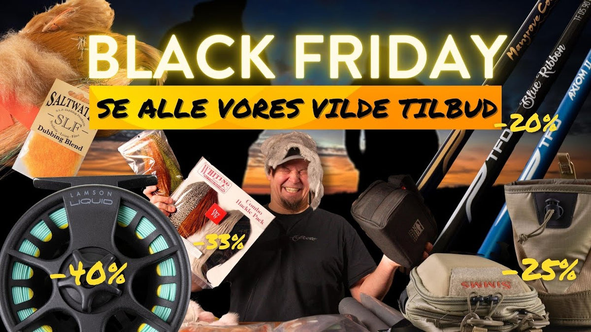 Fluebinding: Materialer og nakker fremhævet i Black Friday-videoen