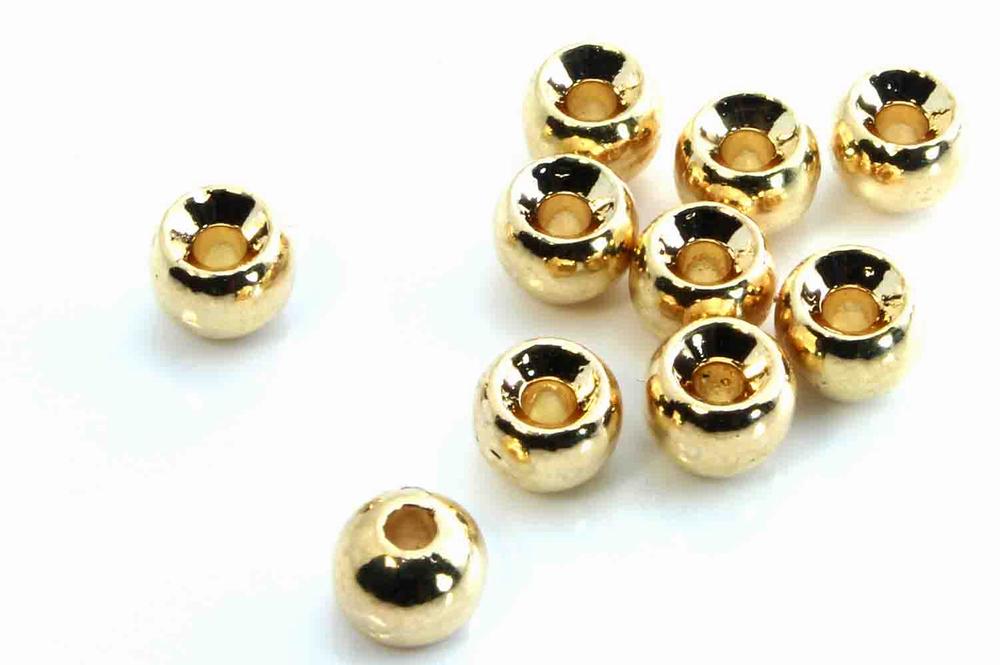 Tungsten Beads Slotted - Gold