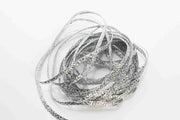 Flat Diamond Braid - Silver