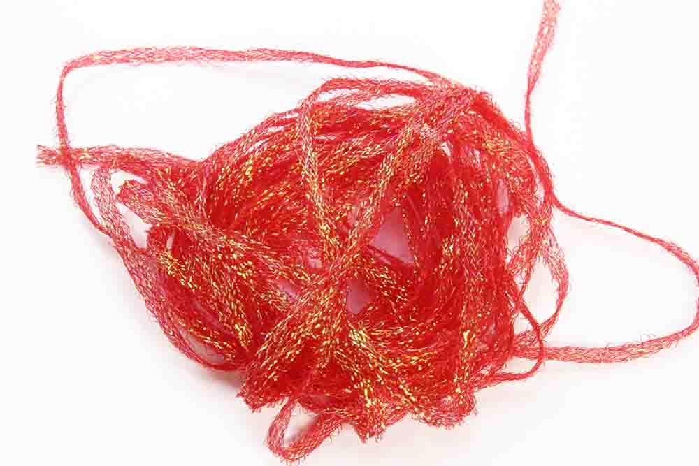 Flat Diamond Braid - Red