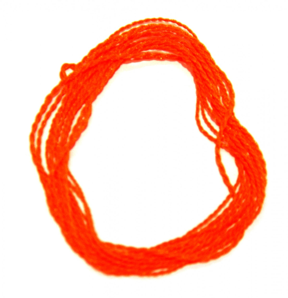 Håndlavet Flettet Flueforfang HiViz 6' Orange