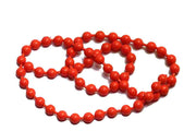 Beadchain Eyes Fl. Orange - (M)
