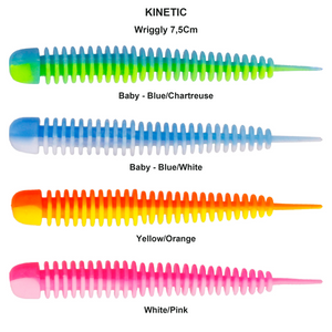 Du tilføjede <b><u>Wriggly 7,5Cm</u></b> til kurven.