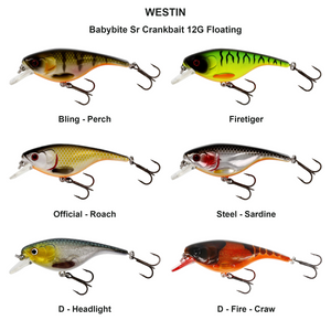 Du tilføjede <b><u>Babybite Sr Crankbait 12G Floating</u></b> til kurven.
