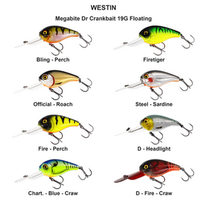 Du tilføjede <b><u>Megabite Dr Crankbait 19G Floating</u></b> til kurven.