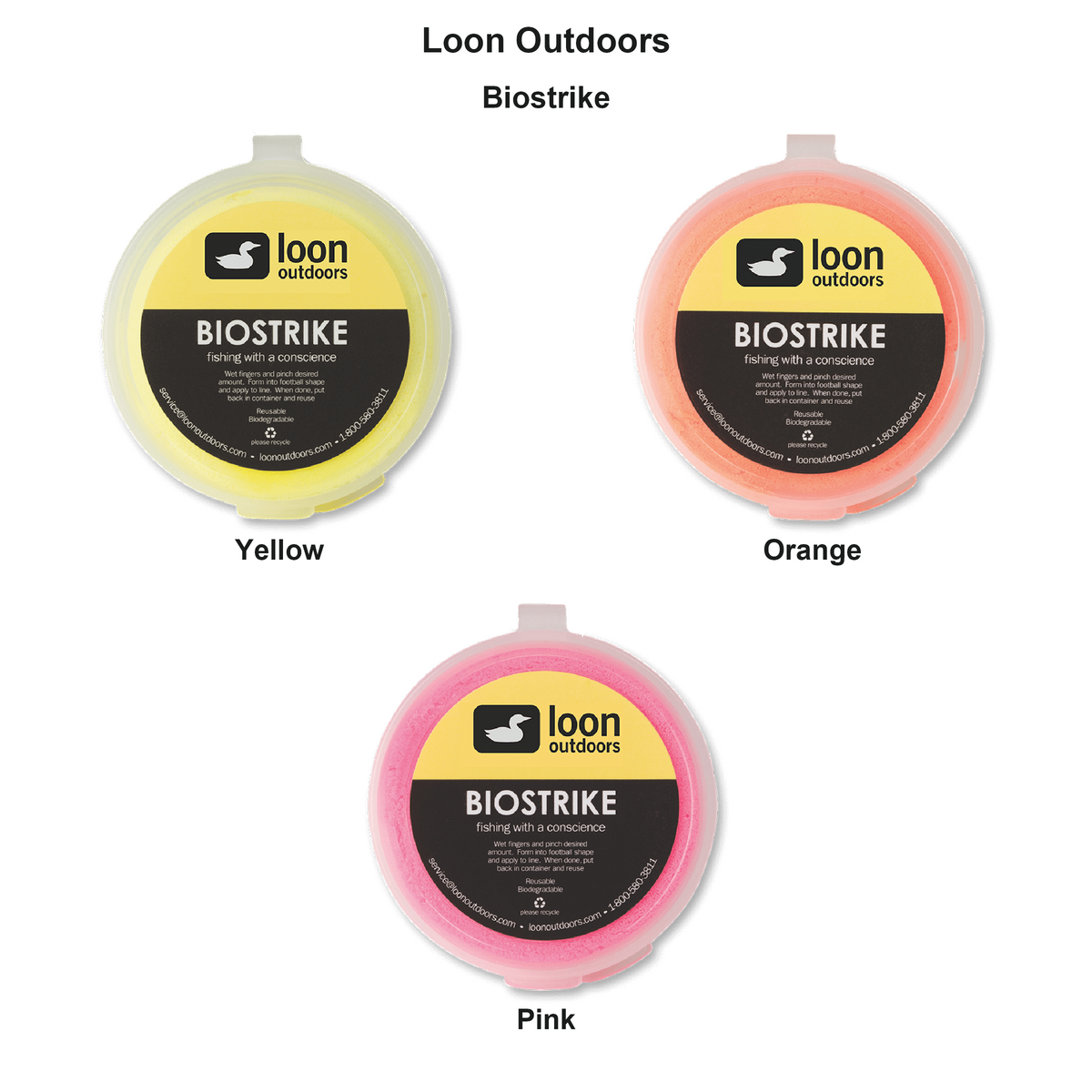 Farveoversigt – Loon Outdoors Biostrike