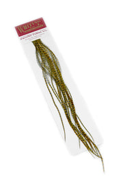 Whiting 100 Pack - Grizzly Olive size 14 Perfekt til flatwing tobis