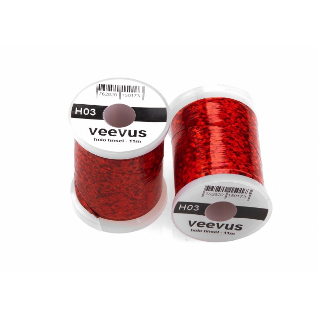 Veevus Holo Tinsel - Red