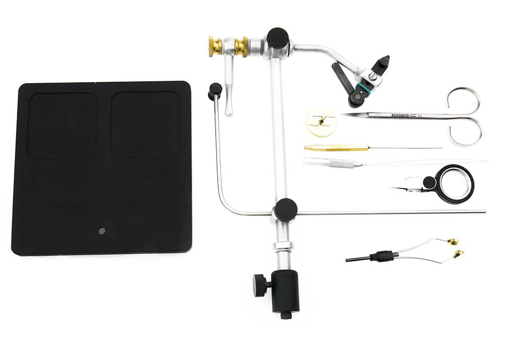 Det Ultimative Setup Traveler Fluebinding Fluestik & Værktøj Materialesæt
