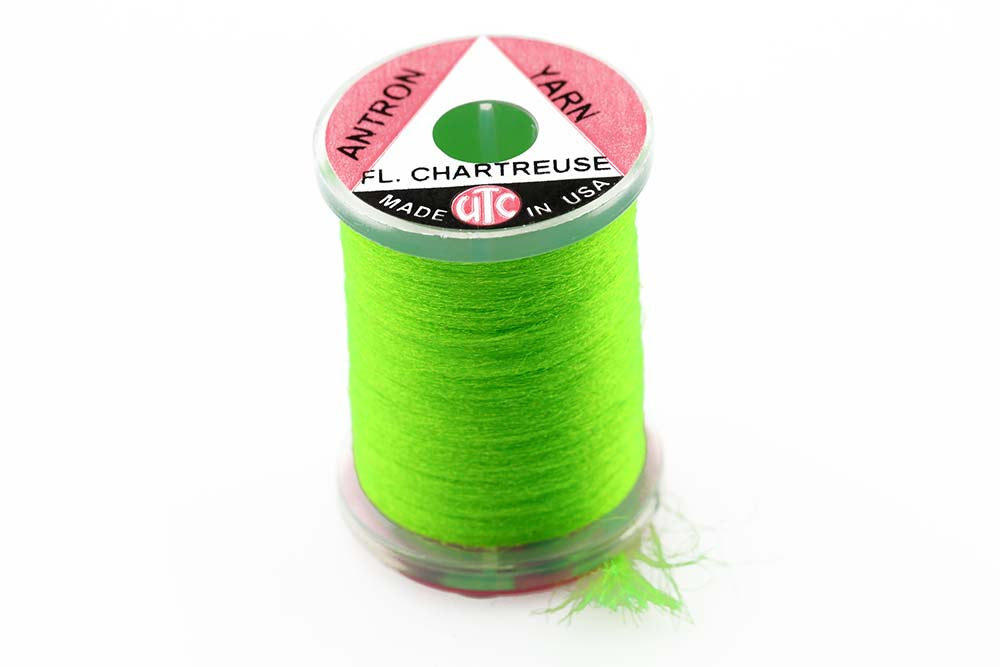 Antron Yarn Spool - Fl. Chartreuse