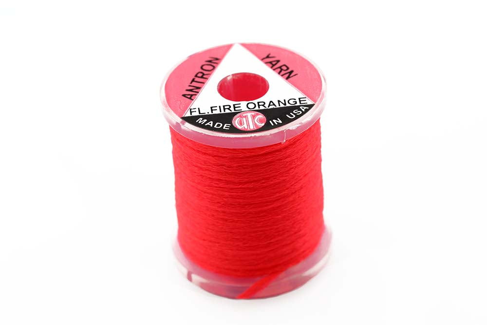 Antron Yarn Spool - Fl.Fire Orange