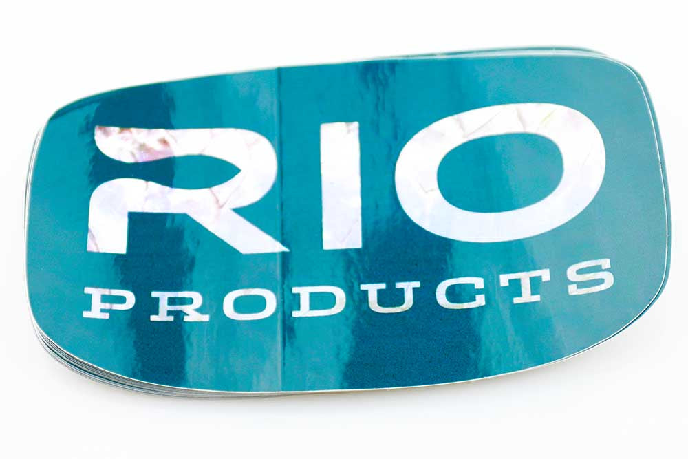 RIO Sticker- Big Oval Green/Tarpon 18 x 11 cm