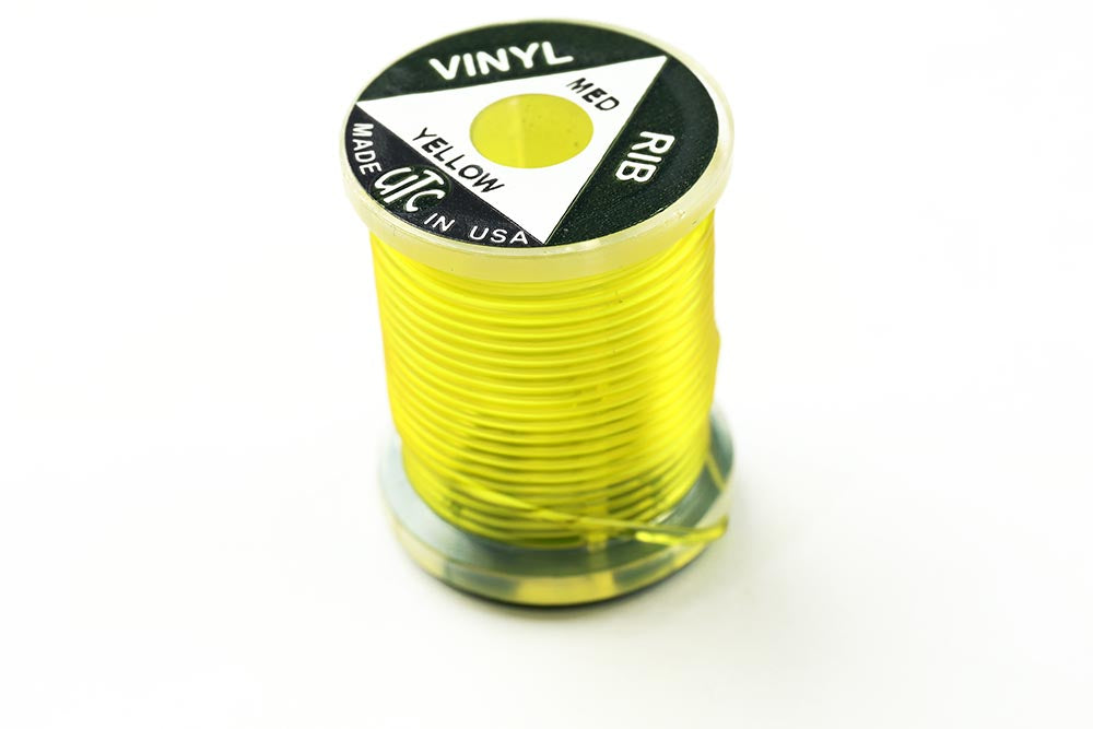 Vinyl Rib Yellow Gul Fluebinding Tråd Bindetråd Wapsi