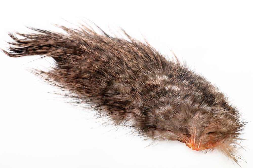 Whiting Bird fur - Grizzly Salmon Pink
