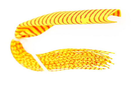 Du tilføjede <b><u>Barred Round Rubber Legs - Orange/Yellow (FL.)</u></b> til kurven.