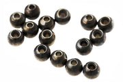 Tungsten Beads Slotted - Nickel Black