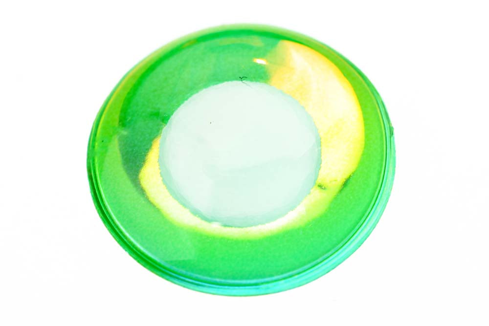 Fl. eyes - Fl. Green/White pupil 10 mm