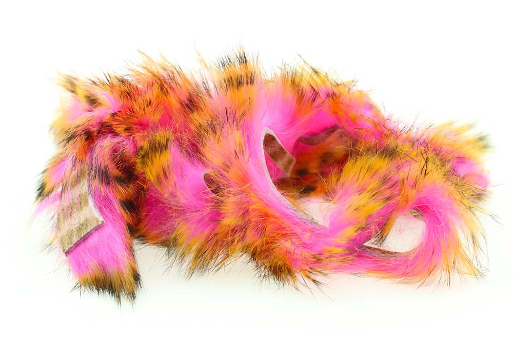 3 mm A-grade Tiger Barred Zonkerstrips - Hot Pink/Orange/Black
