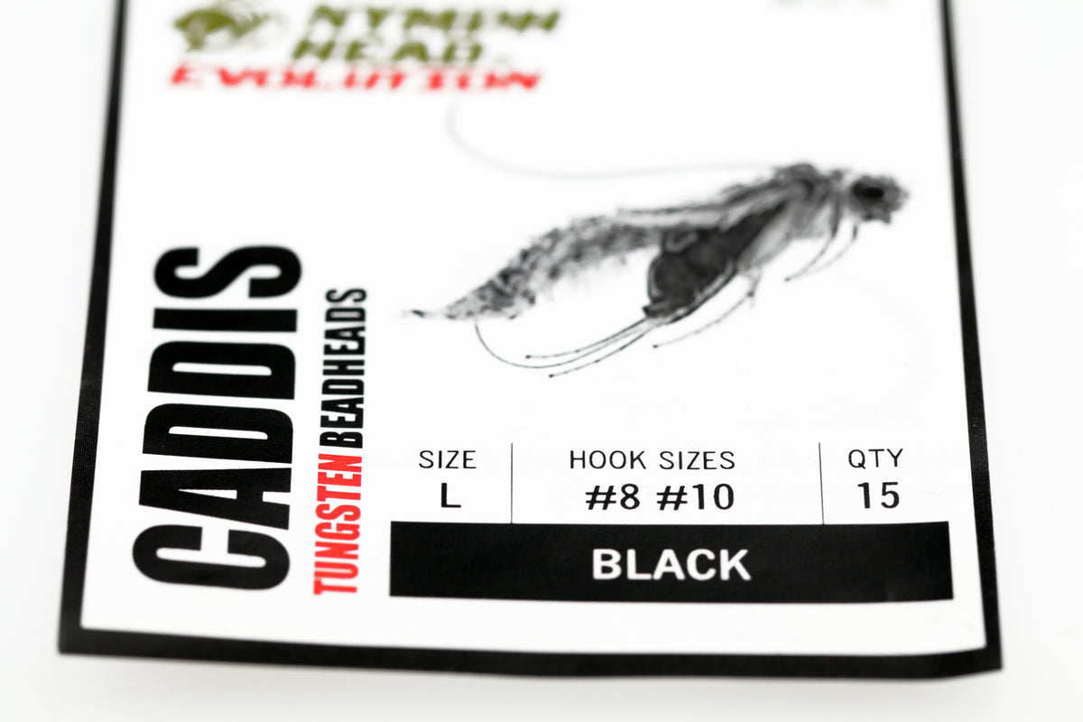 Nymph Head Evolution Caddis - Black