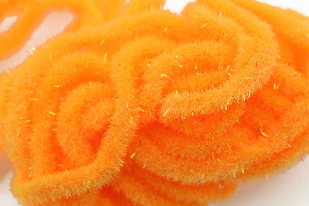 Crystal Antron Chenille - Fluo. Orange