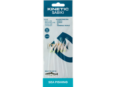 Du tilføjede <b><u>Kinetic Sabiki Silverstrike 130Cm</u></b> til kurven.