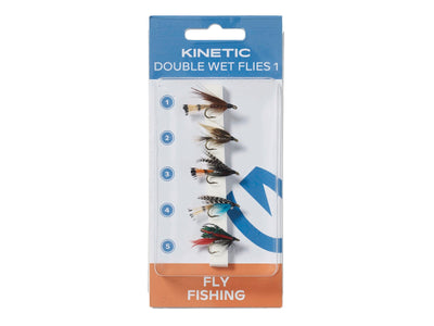 Du tilføjede <b><u>Kinetic Wet Flies Dubble Hook 1</u></b> til kurven.