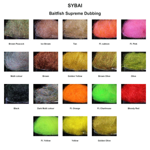 Du tilføjede <b><u>Baitfish Supreme Dubbing</u></b> til kurven.