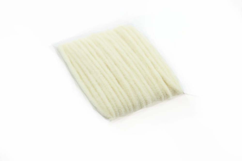 US-Chenille White - L